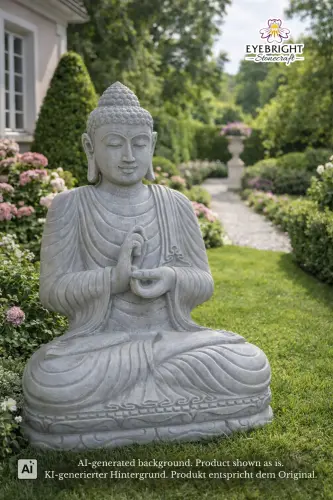 Product image of the product “Eshan - Seated Buddha Chakra - 68cm - cast stone ”